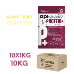 Ciasto Protein + API food dla pszczół 1kg x 10 szt karton 10kg