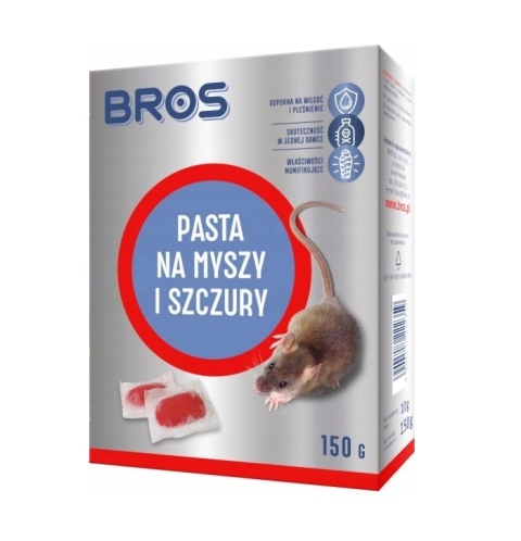 Pasta na myszy i szczury 150g BROS