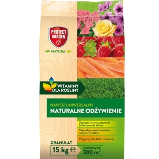 Nawóz Uniwersalny Naturalne Odżywienie 15 kg – do trawnika i ogrodu