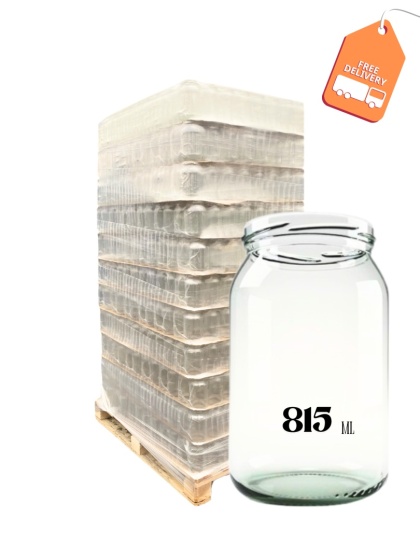 Słoik szkalny 815 ml w zgrzewkach Paleta 1056 sztuk
