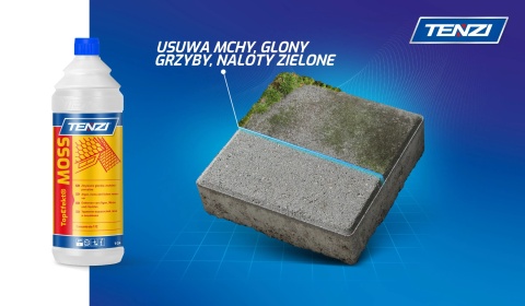 TENZI TopEfekt® MOSS - Środek do czyszczenia elewacji z glonów - 5L