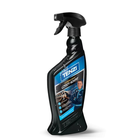 Tenzi CZYSTY KOKPIT - Płyn do czyszczenia plastików samochodowych - Do mocno zabrudzonych elementów kokpitu - 0,6L