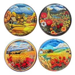 Zakrętki Uniwersalne fi 82 / 6 KRAJOBRAZ MIX karton 100 sztuk