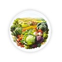 Zakrętki Uniwersalne fi 82 / 6 WARZYWA MIX COUNTRY karton 750 sztuk