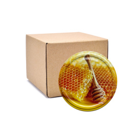 Zakrętki fi 82 / 6 Honey KARTON 750 sztuk
