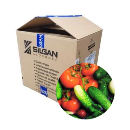 Zakrętki fi 82 Wieczko Warzywa Ogórek Pomidor karton 660 sztuk