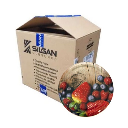 Zakrętki fi 82 Wieczko Owoce Chomik Truskawka karton 660 sztuk