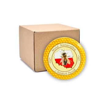 Zakrętki fi 82 do miodu „Mapa” – 660 szt. | Wieczka TWIST-OFF 82