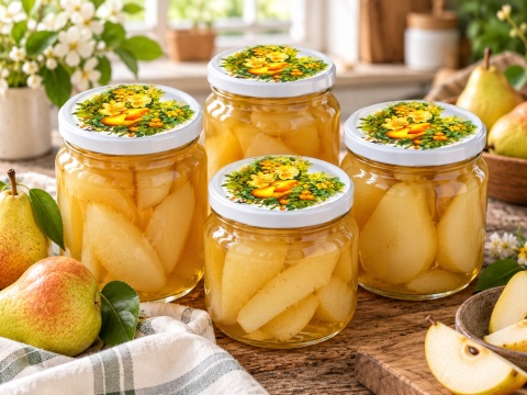 Zakrętki fi 82/6 MIX Owoce Serce – 6 wzorów owocowych – 100 szt. | TO-82/6