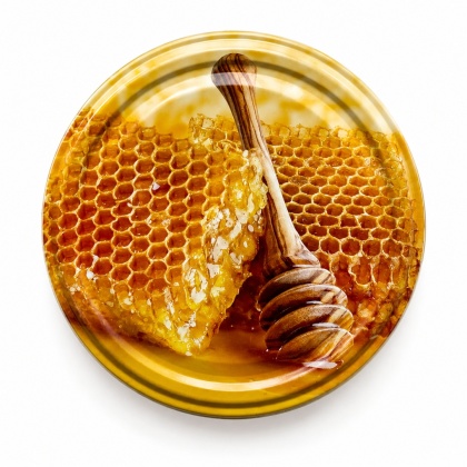 Zakrętki do słoików fi 82 Honey na miód opakowanie 100 szt. | TO-82/6