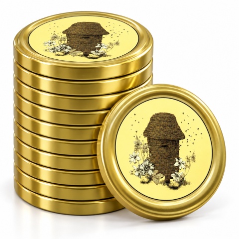 Zakrętki do miodu fi 82/6 STARY UL – 750 szt. | ApiPack