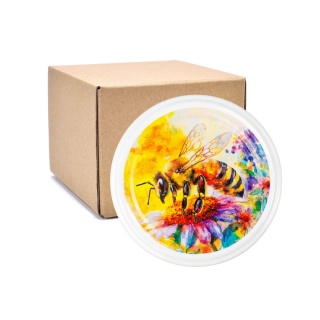 Zakrętki fi 82 do miodu „Echincea” Jeżówka – 750 szt. | Wieczka TWIST-OFF 82