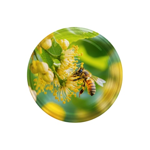 Zakrętki fi 82 do miodu „Lipa” – 750 szt. | Wieczka TWIST-OFF 82