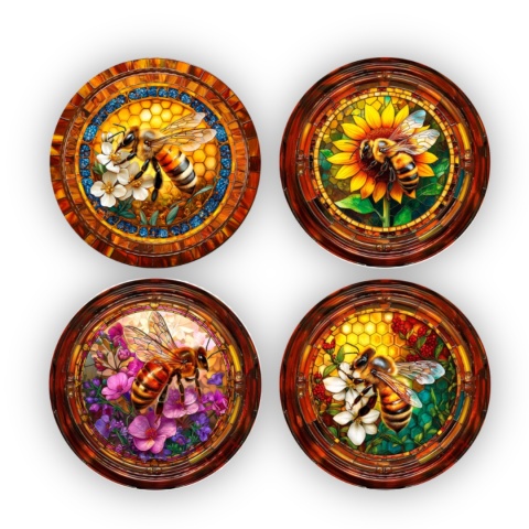 Zakrętki fi 82 do miodu „ MIX Witaż ” – 100 szt. | Wieczka TWIST-OFF 82