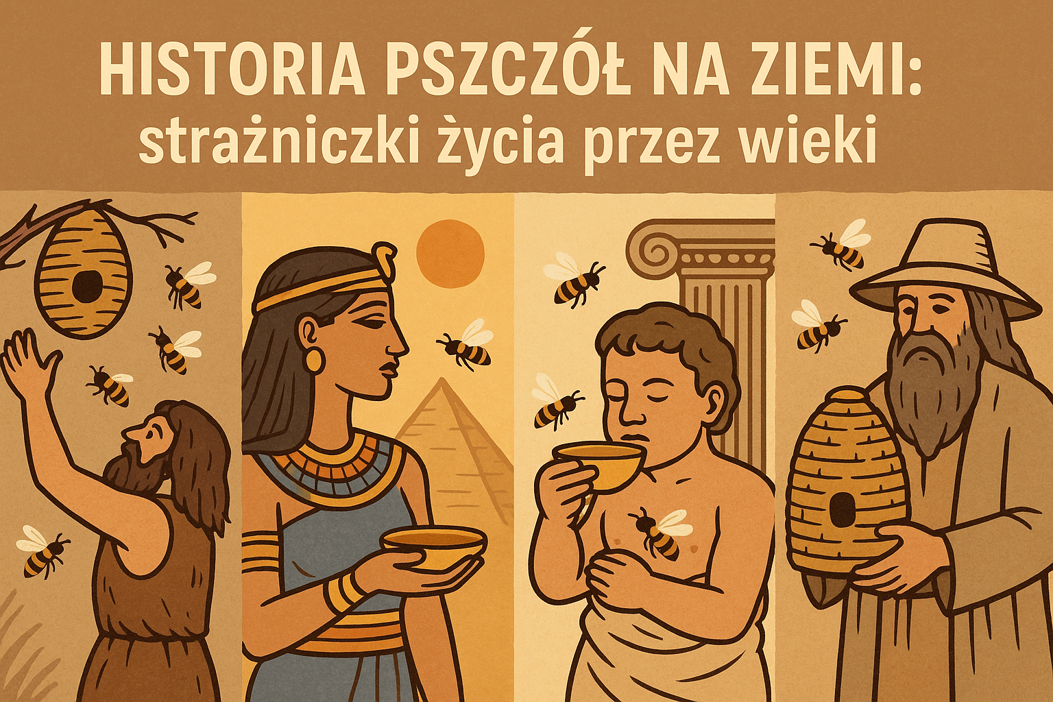 Historia pszczół na Ziemi: strażniczki życia przez wiek
