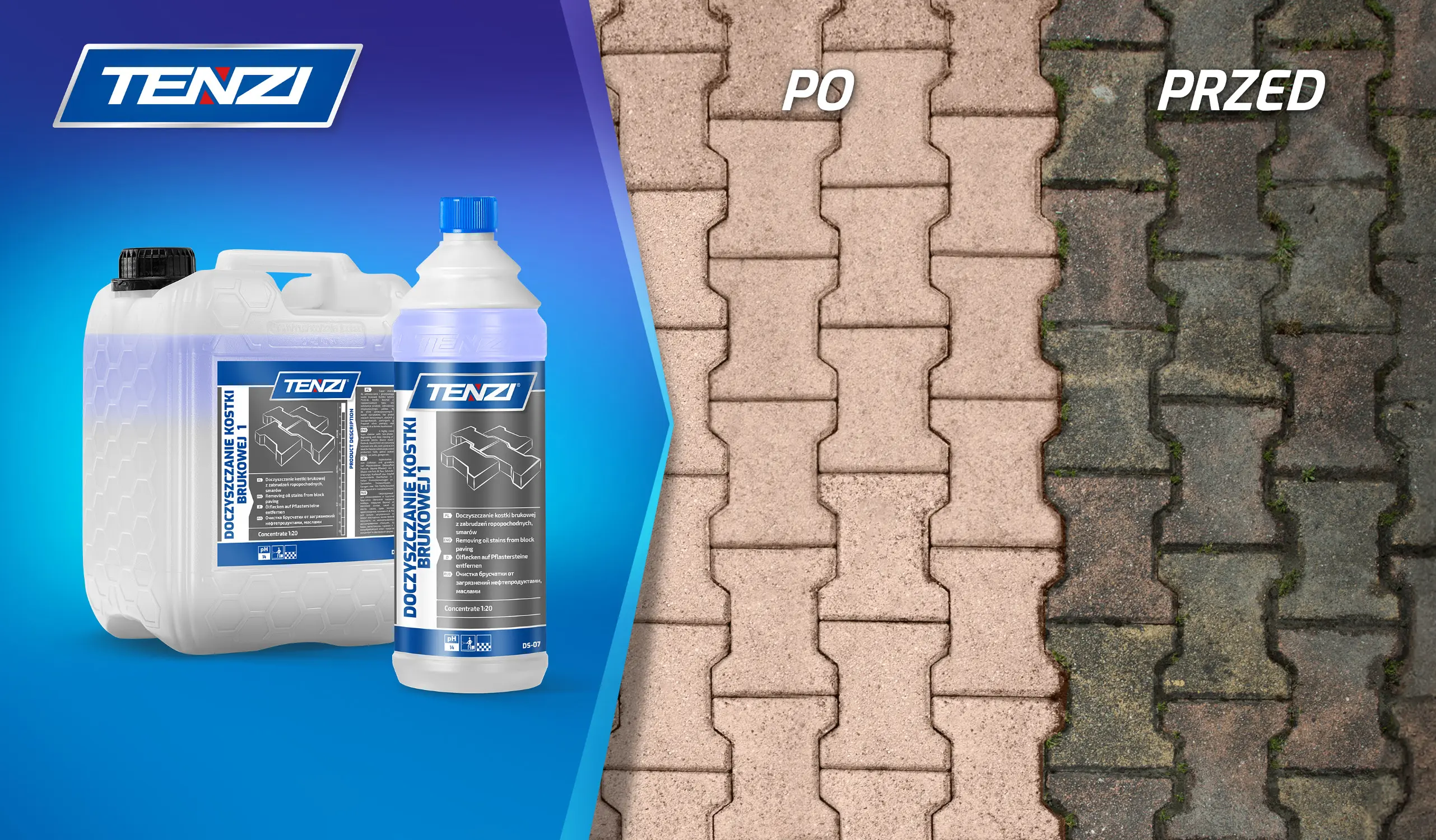 efekty mycia kostki - tenzi doczyszczanie kostki 1